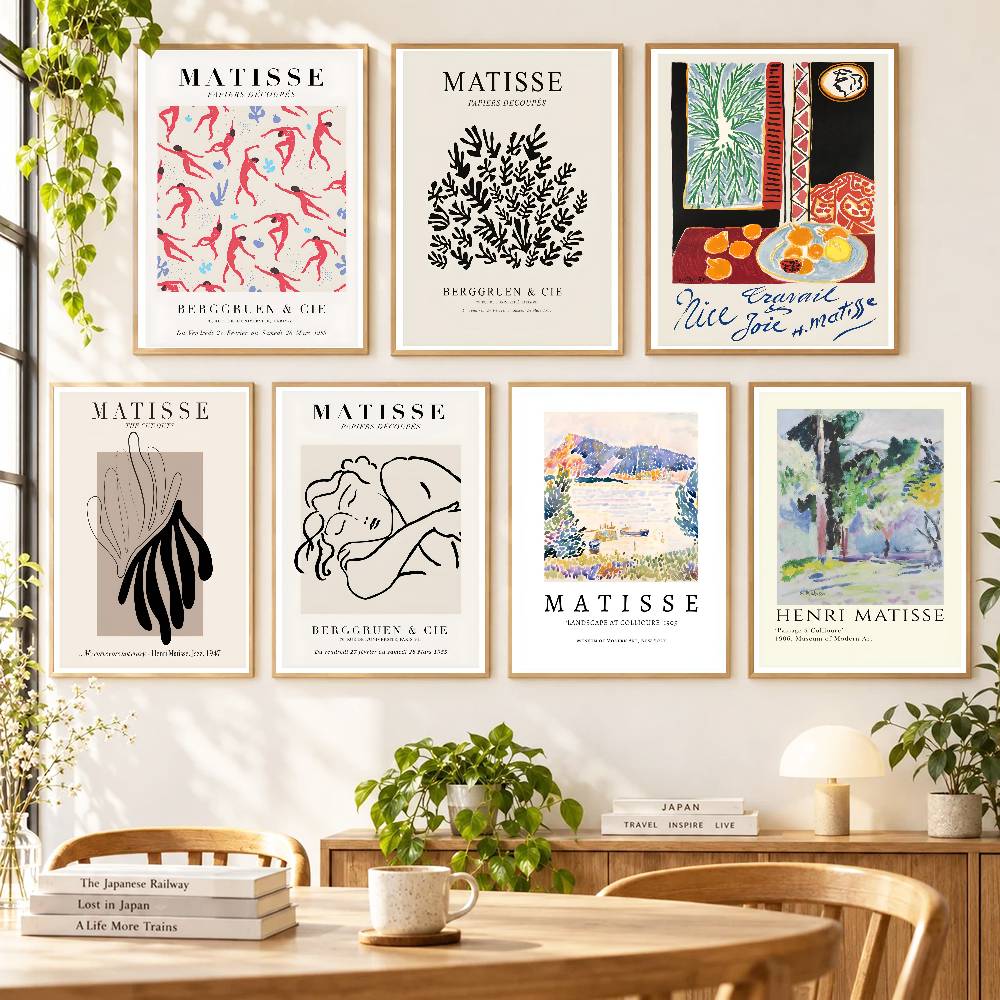 Vintage Collectible Posters - Vintage Henri Matisse, beroemde schilder, kunstcollectie,