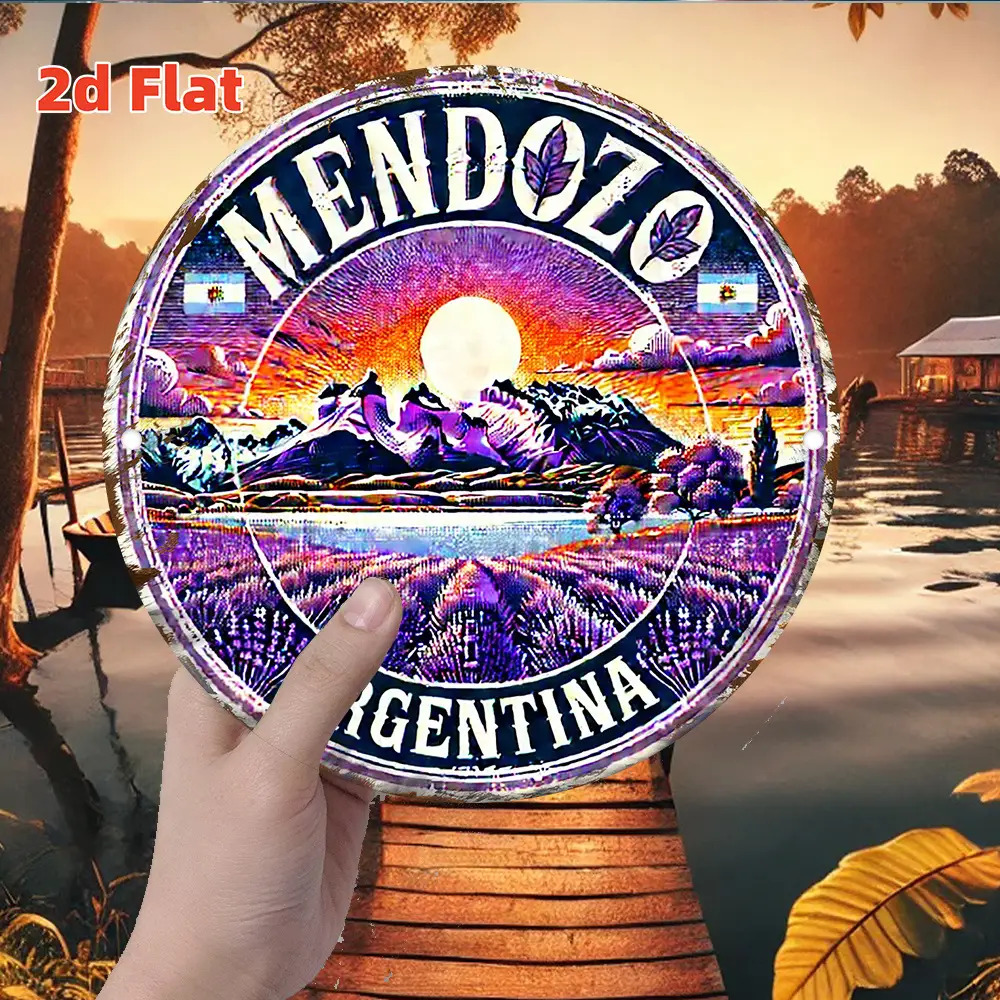 Vintage Collectible Plates - 2D platte, 2D platte retro Mendoza