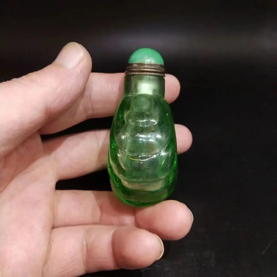 Chinese antieke groene, transp - Vintage Collectible Bottles recensie en prijs
