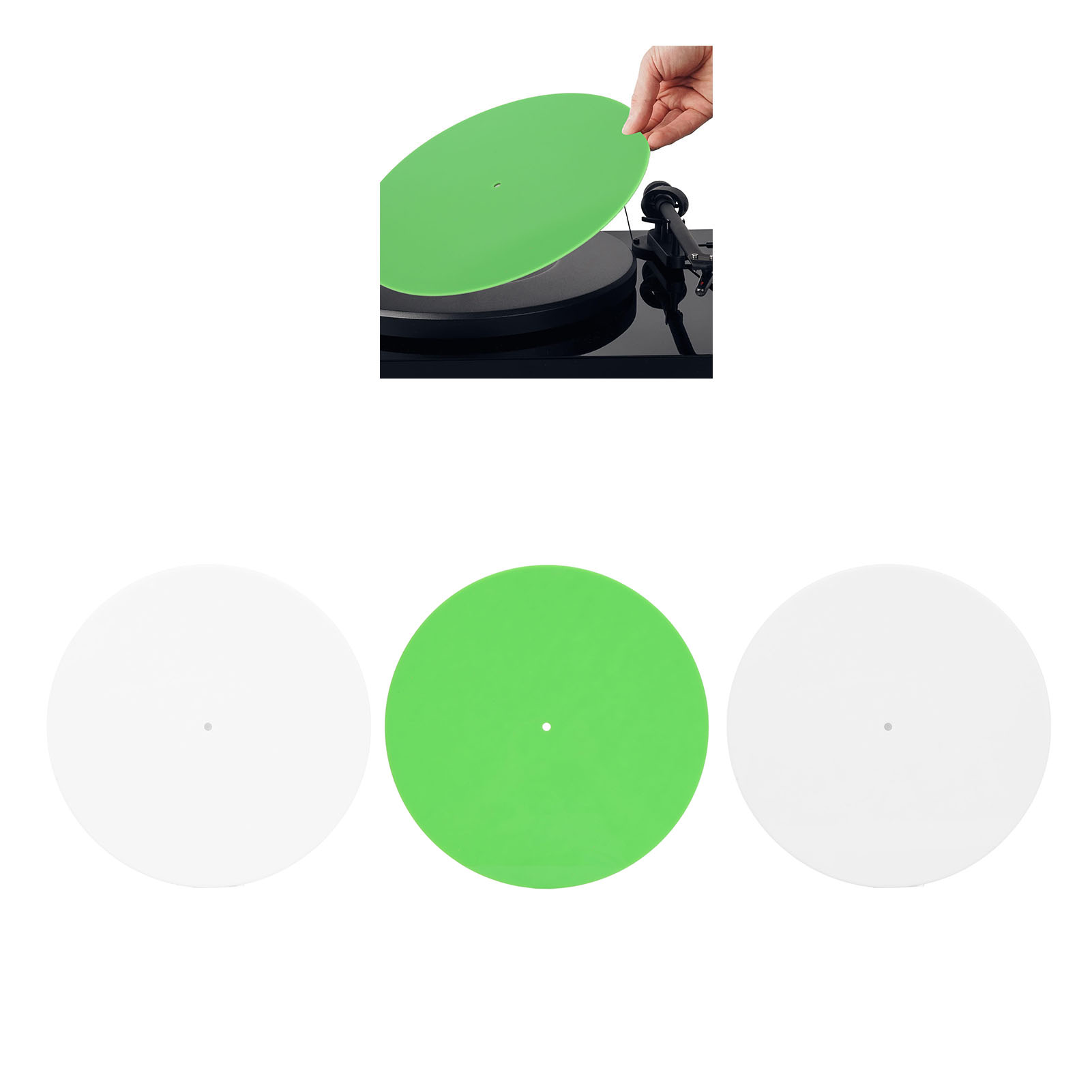 Platter Slipmat Acryl Draaitaf - Vinyl Record Cleaner recensie en prijs