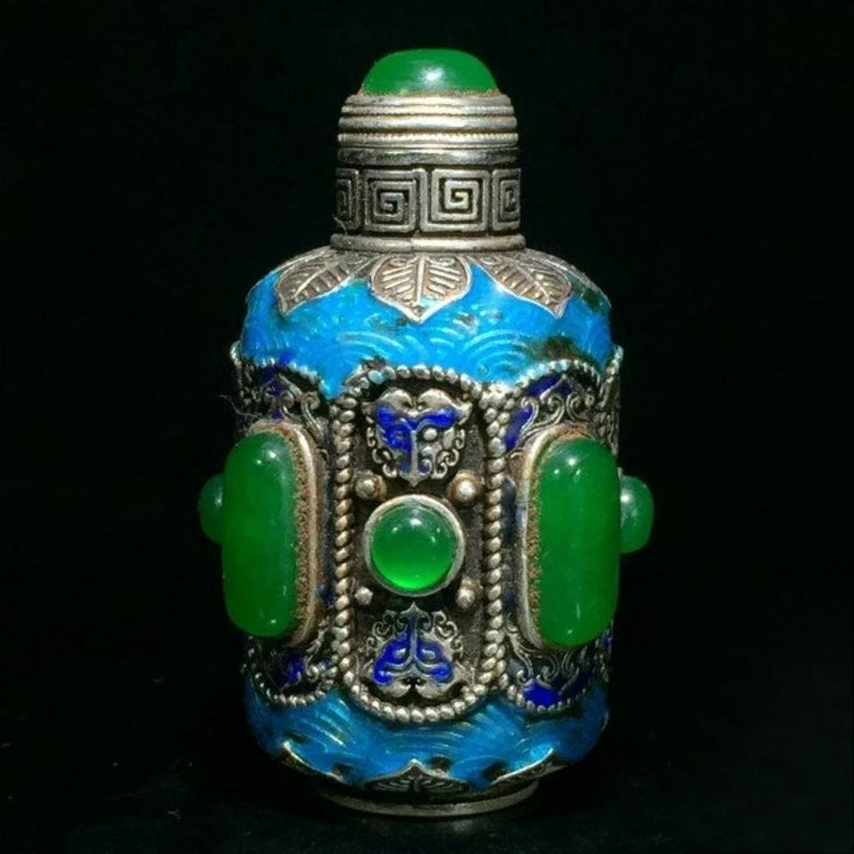 Handgemaakte antieke zilveren  - Vintage Collectible Bottles recensie en prijs