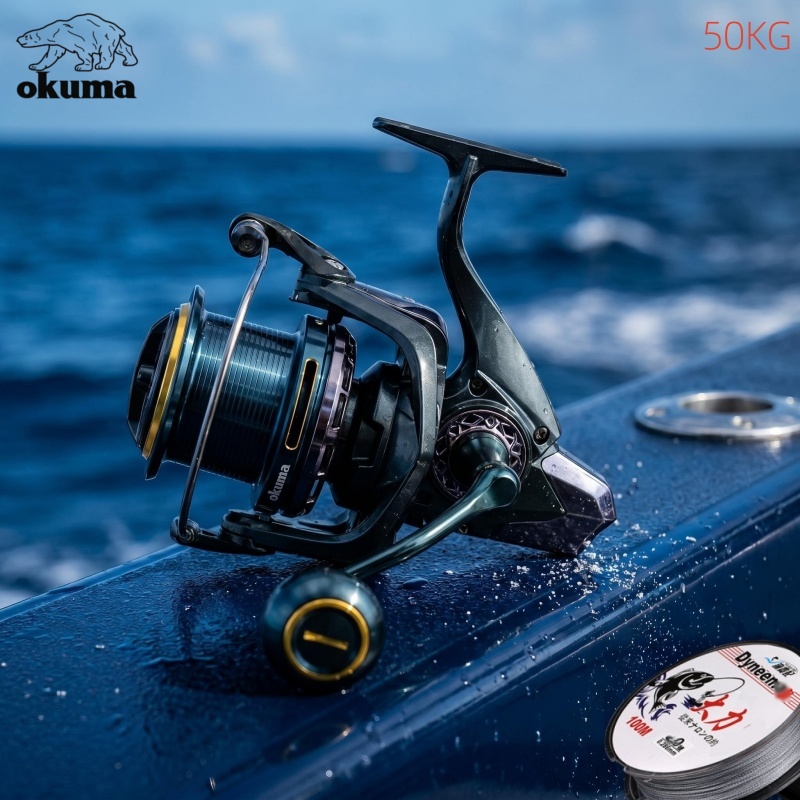 OKUMA volledig metalen spinmol - Developing Tank Reel recensie en prijs
