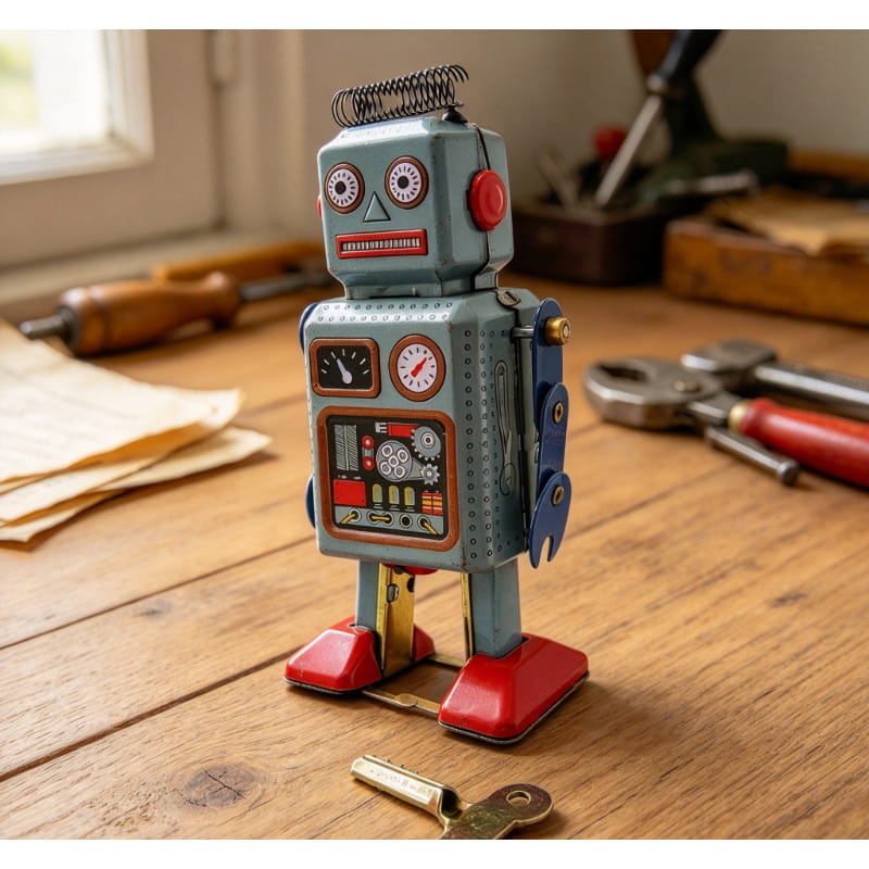 Vintage MS294 Tin Wind-Up Robo - Vintage Collectibles Store recensie en prijs