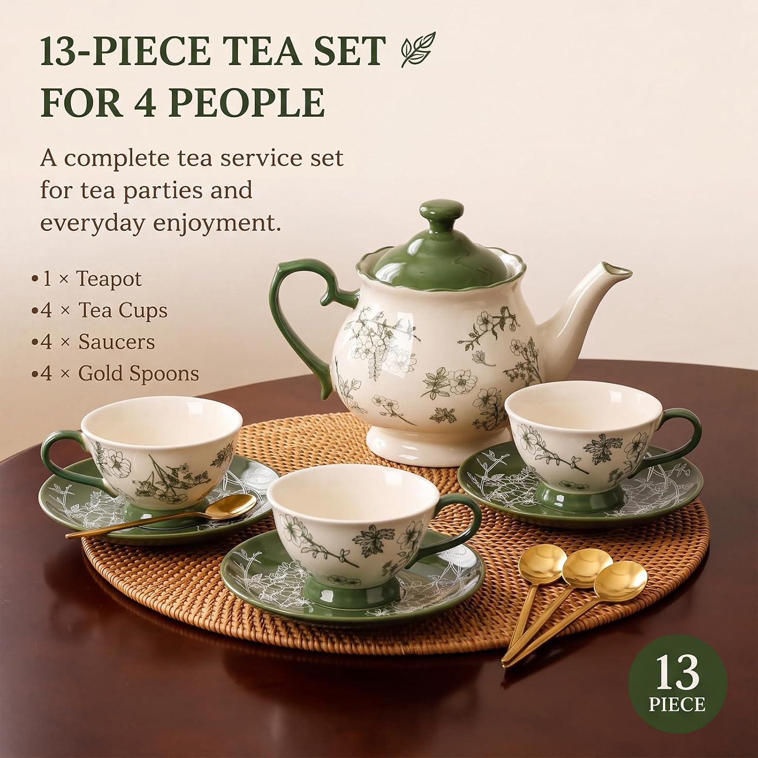 13-delige vintage theeservies  - Vintage Collectible Spoons recensie en prijs