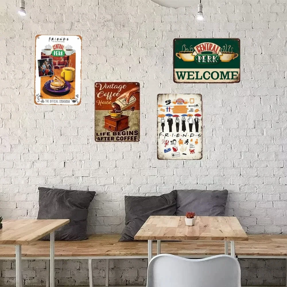 Welkom bij Central Perk, metal - Vintage Collectible Plates recensie en prijs