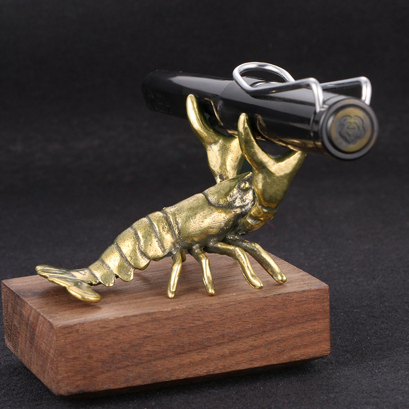 Massief messing kreeftornament - Vintage Collectible Pens recensie en prijs