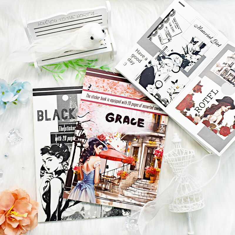 20 Vel Voorgesneden Stickerboe - Vintage Collectible Books recensie en prijs