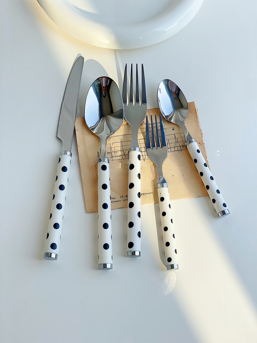 Koreaanse Ins Vintage Polka Do - Vintage Collectible Spoons recensie en prijs