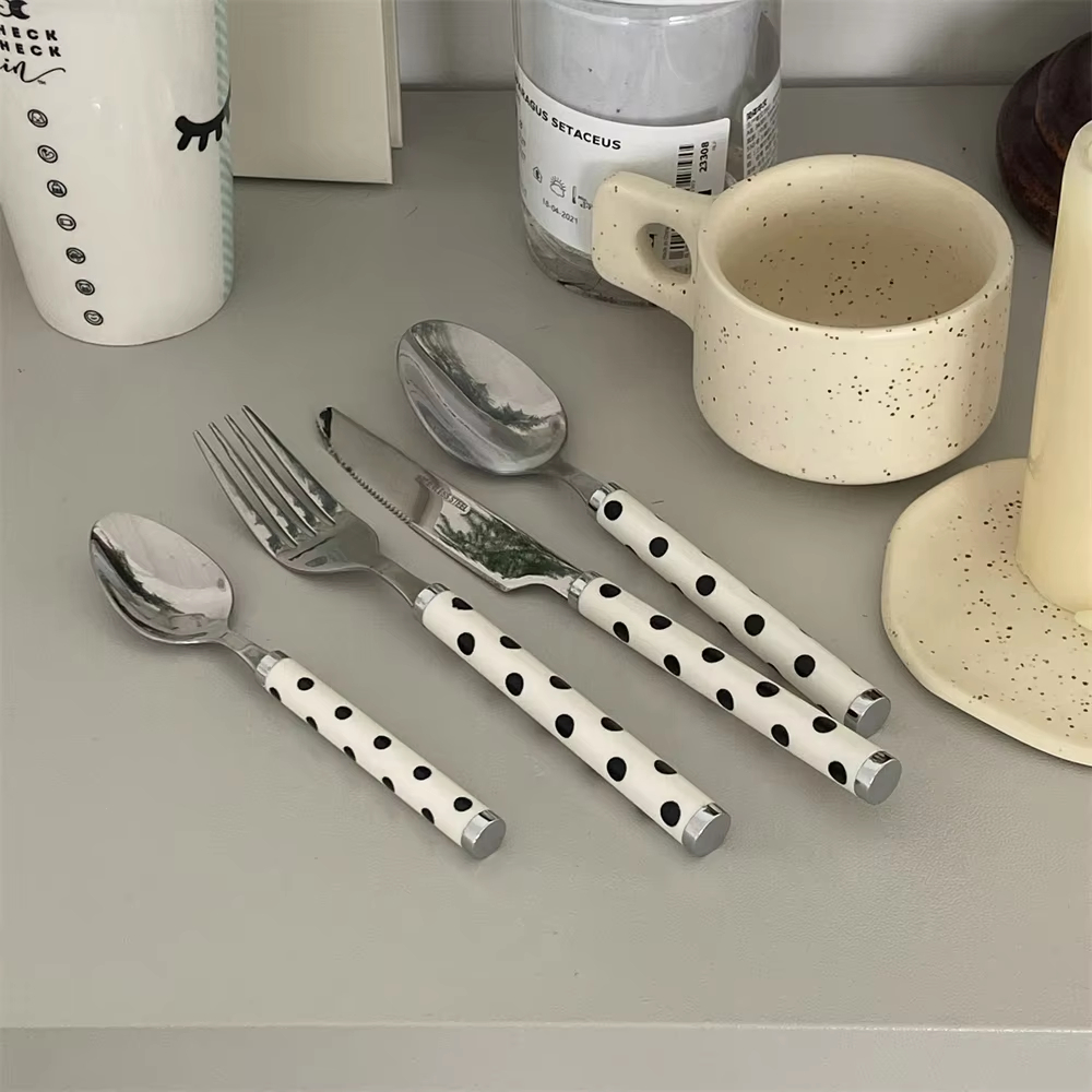 Koreaanse Ins Vintage Polka Do - Vintage Collectible Spoons recensie en prijs